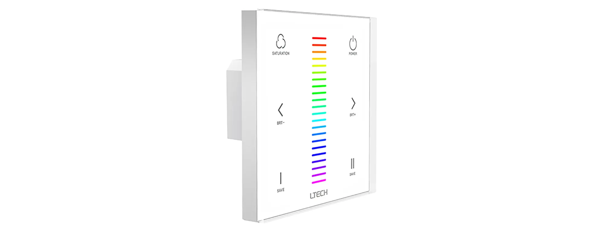 E3  RF2.4GHz RGB Dimming Touch Panel, PWM Power output, 12/24Vdc, 288W 12A, Single/Multi Zone Support.